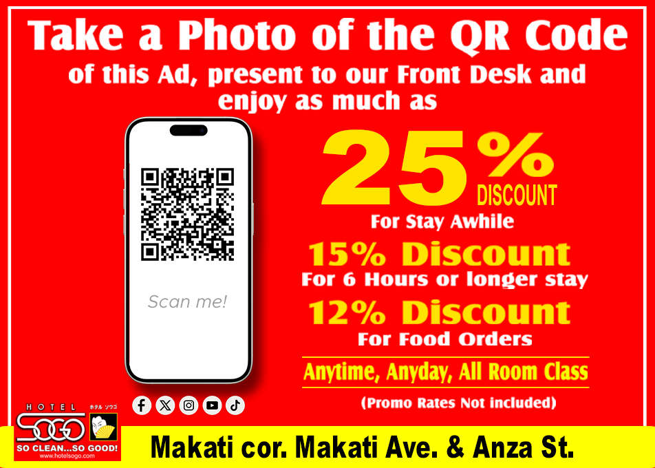 Promo, Sogo Makati, Hotel Sogo Makati